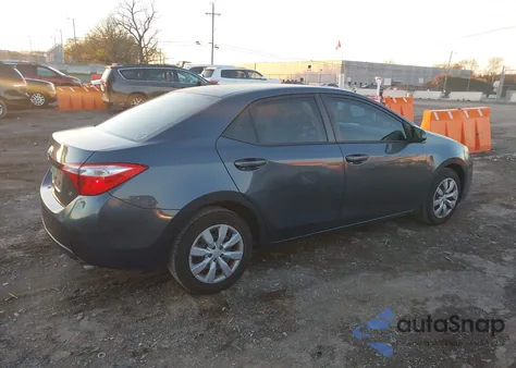2014 Toyota Corolla Le from USA, damaged, VIN 2T1BURHE3EC062023